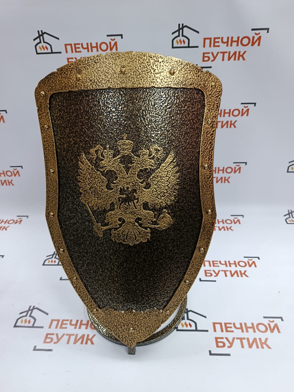 Щит "Рыцарь" для шампуров эмб."Герб",в мягкой упаковке