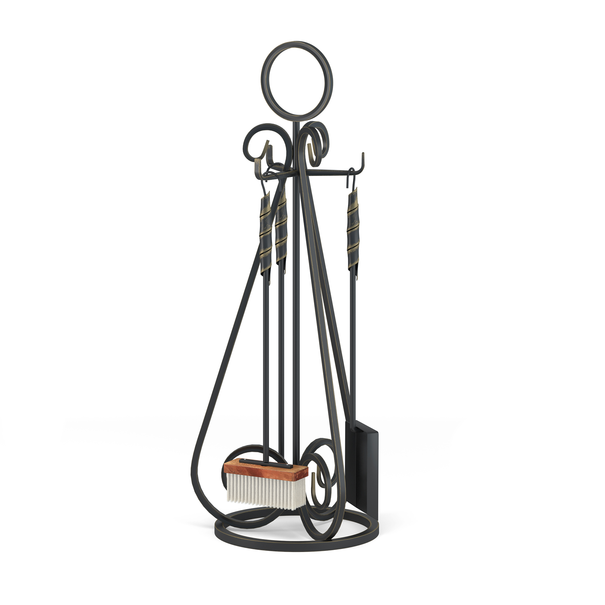 Набор каминный Везувий кованный N140В