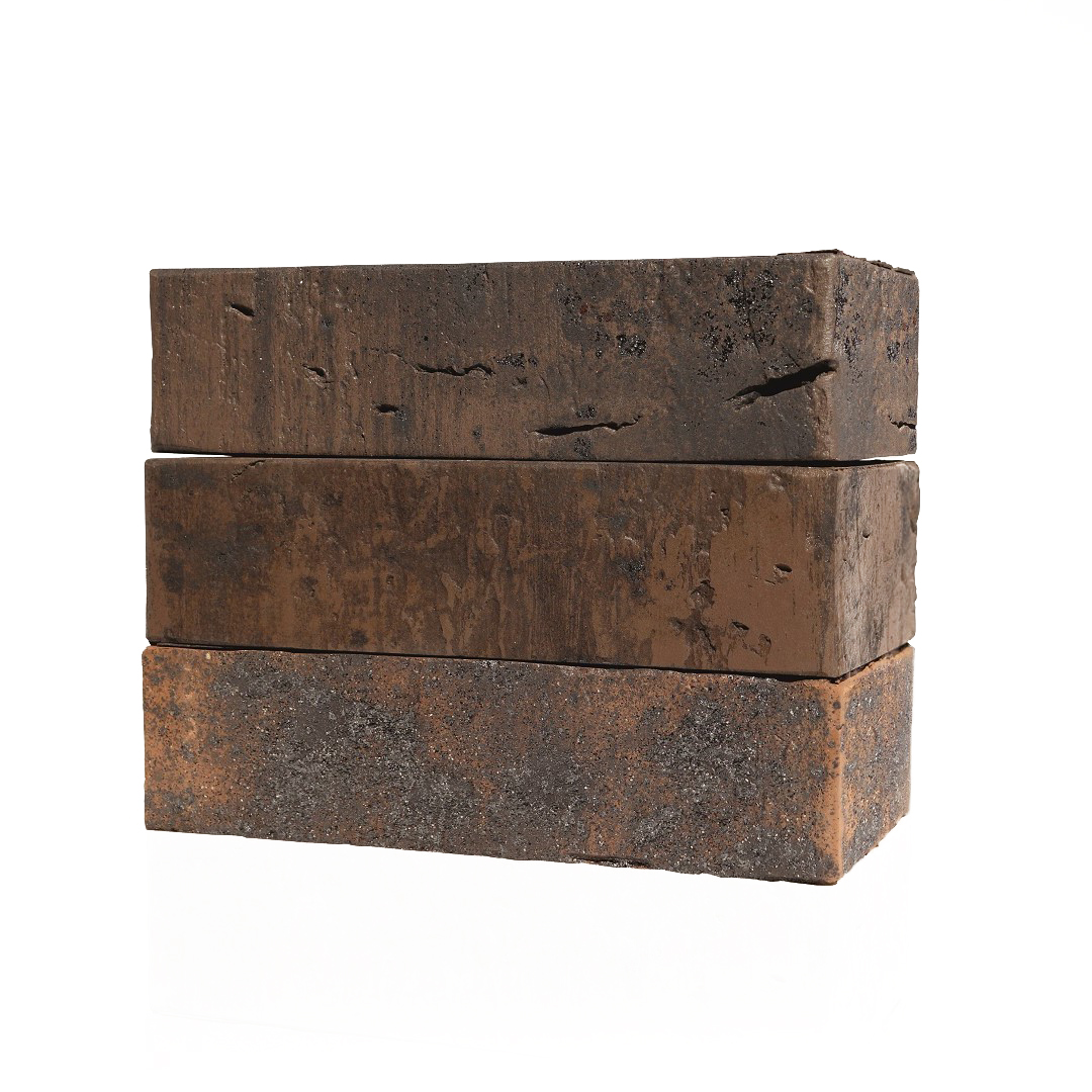 Кирпич лицевой Мангейм Карбон полнотелый, 1NF