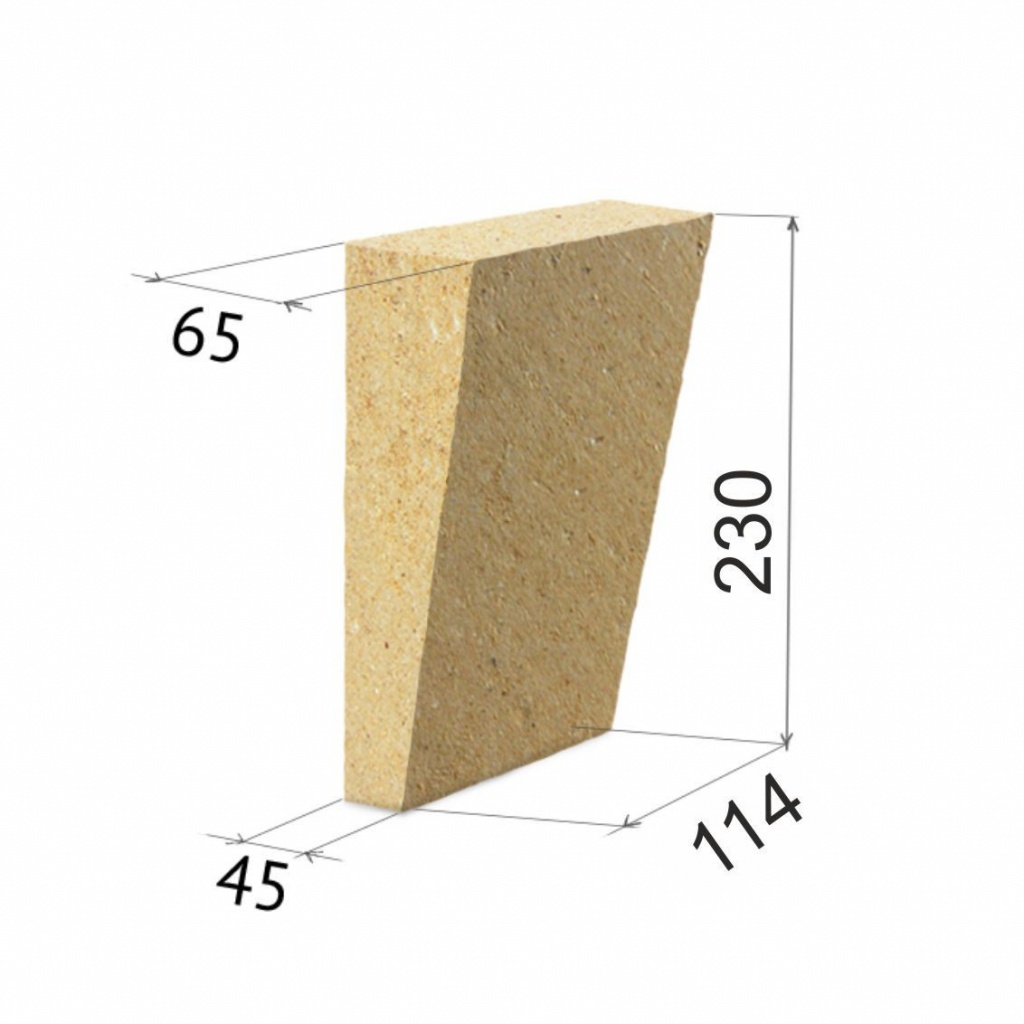 Кирпич огнеупорный шамотный ШБ-23