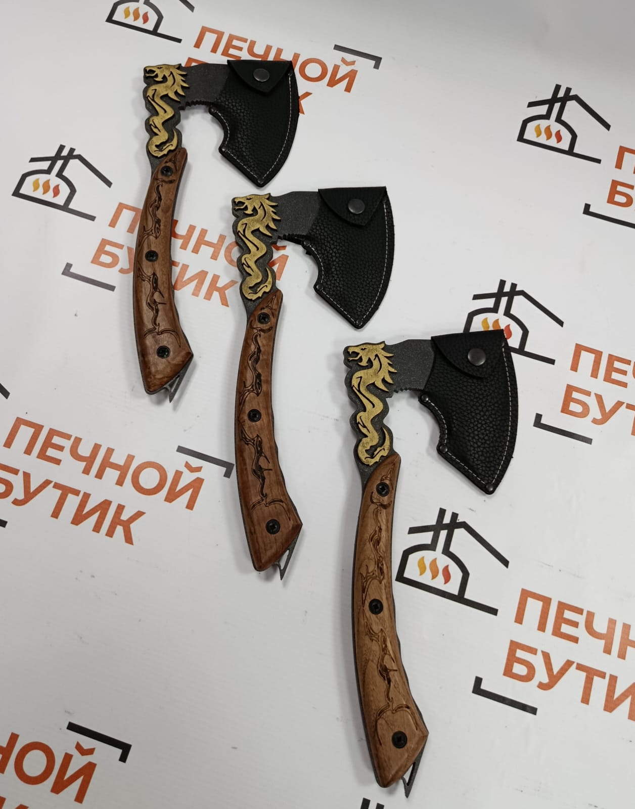 Топор "Скиф ДРАКОН" золото с чехлом