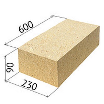 Кирпич огнеупорный шамотный ШБ-96